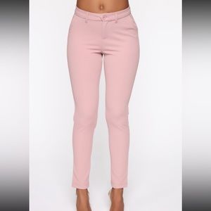 Fashion Nova Blush Pants Small